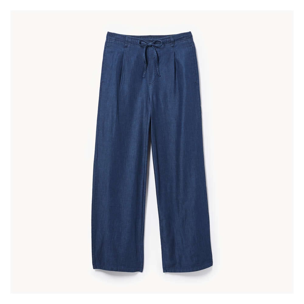 yu　0308 Joe Fresh Dark Wash Pull-On Chambray Pant - 1 ea | Zehrs